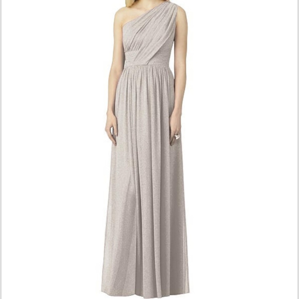 Dessy After Six Gold Bridesmaid Dress